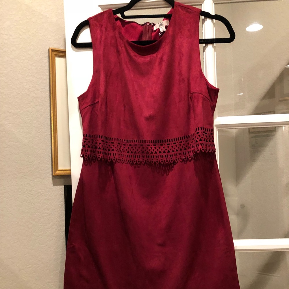 Suede like dress. Like new.